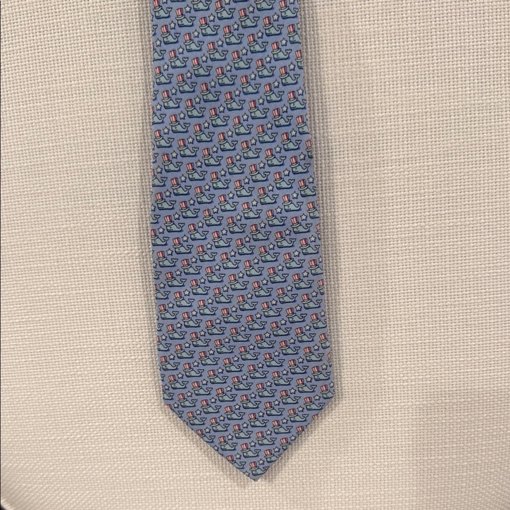 Vineyard Vines Blue Patterned Men's Tie